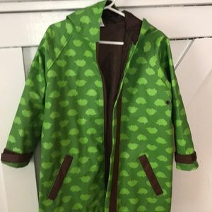 Hedgehog raincoat